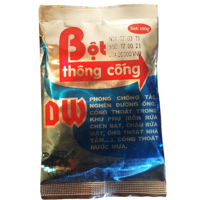 Bột thông cầu cống DW