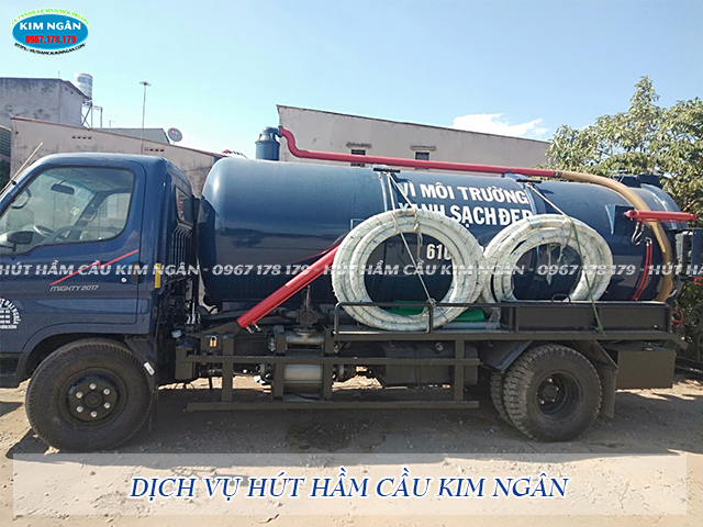 Các dịch vụ hút hầm cầu của công ty