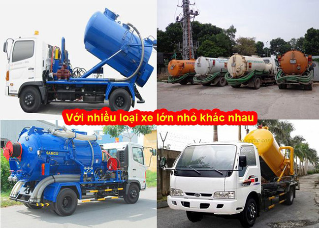 Các dịch vụ hút hầm cầu của công ty